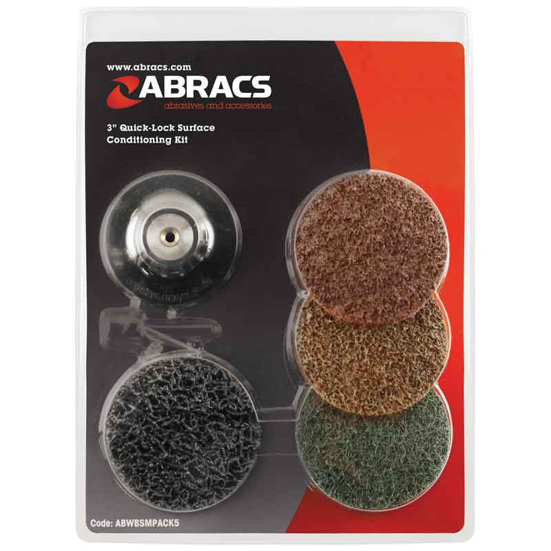 75mm Quick Lock Surface Conditioning Pack 