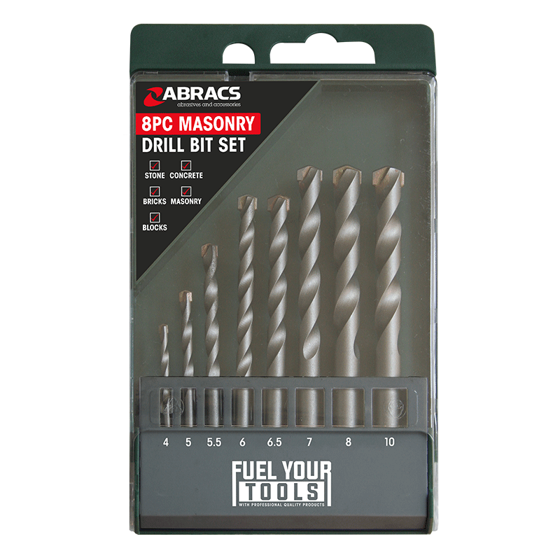 8PC Masonry Drill Bit Set Expert