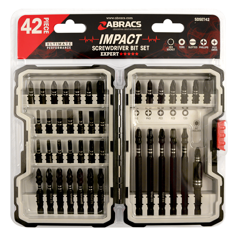 42pc Impact S/D Bit Kit Expert