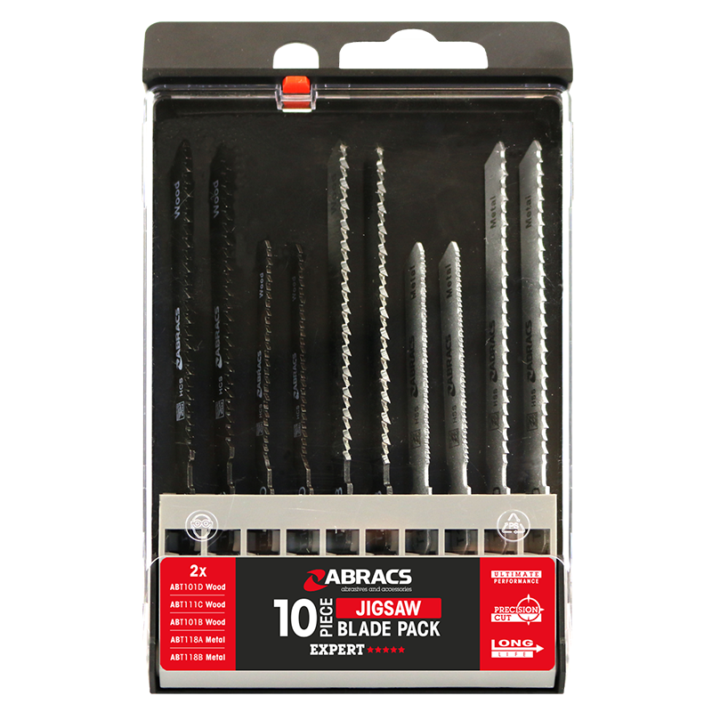10pc Jigsaw Blade Mixed Pack Expert