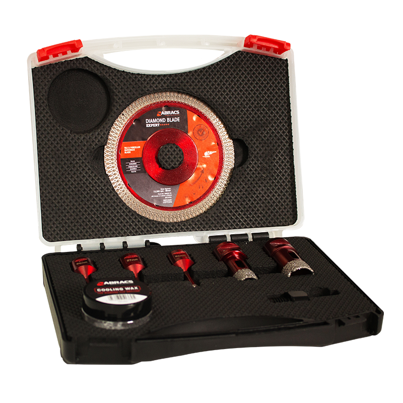 8pc M14 Tile Drill & Blade Set Expert