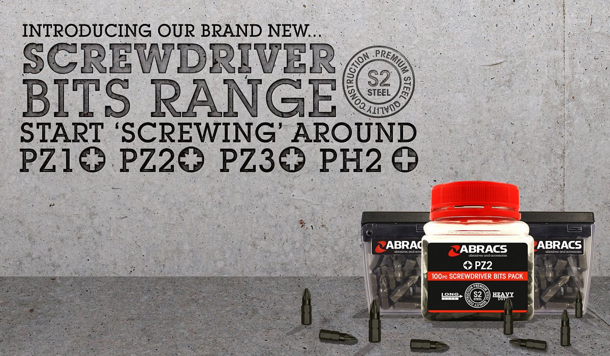 Abracs BRAND NEW Screwdriver Bits - Start Screwing Around